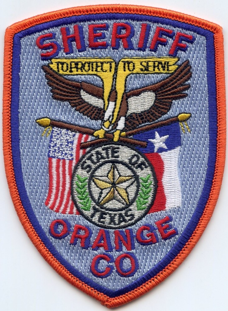 ORANGE COUNTY TEXAS SHERIFF POLICE PATCH