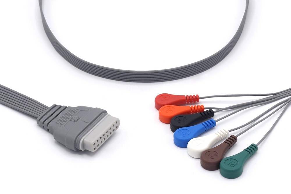 Edan ECG Compatible 7 Leads Snap - Same Day Shipping