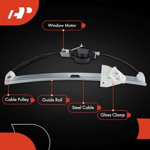 Front Right Passenger Side Electric Power Window Regulator with Motor