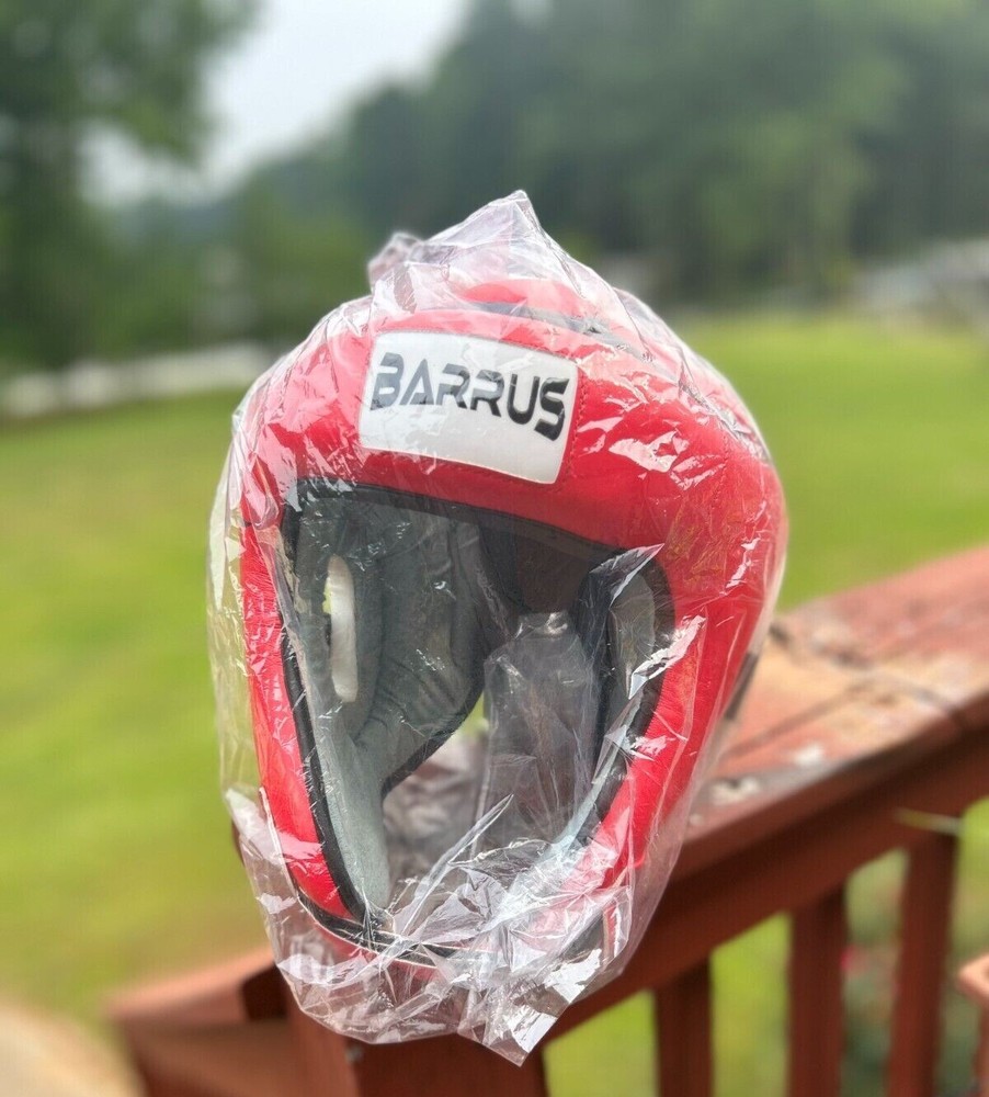 Barrus Boxing Helmet, Red, Large Size