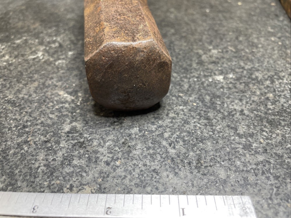 Blacksmiths handled cold chisel 4 Lbs. 4 Oz. from Kenneth Lynch collection MOB