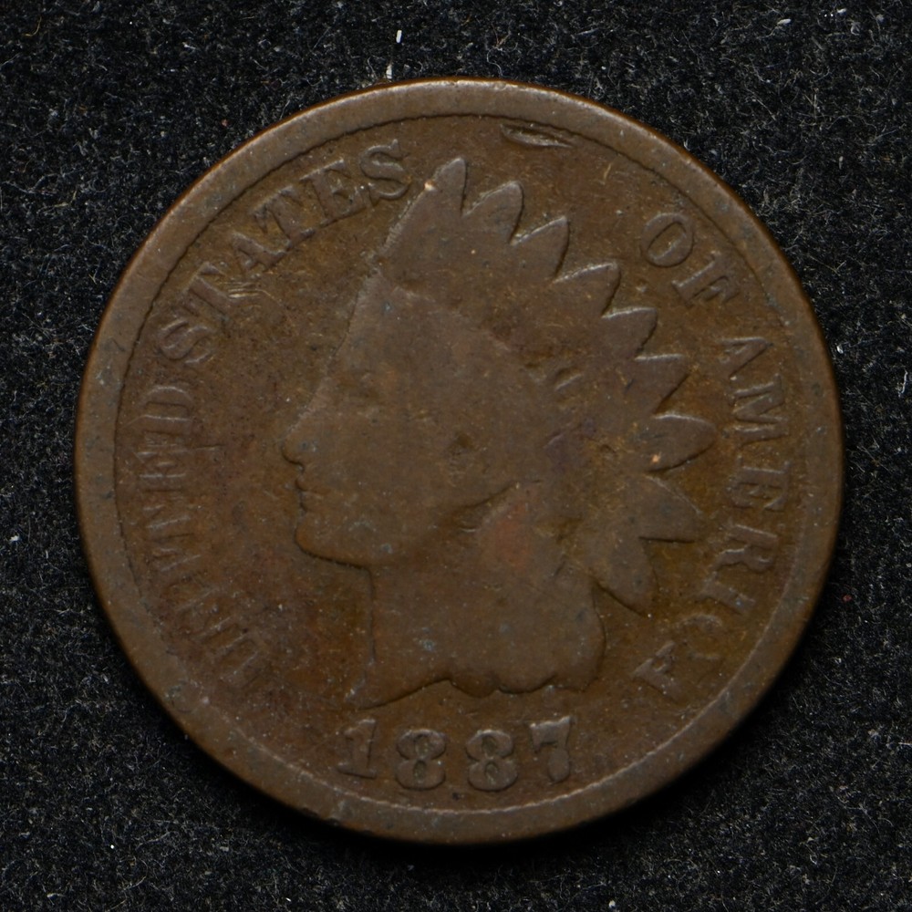 1887 Indian Head Cent (ab3184)