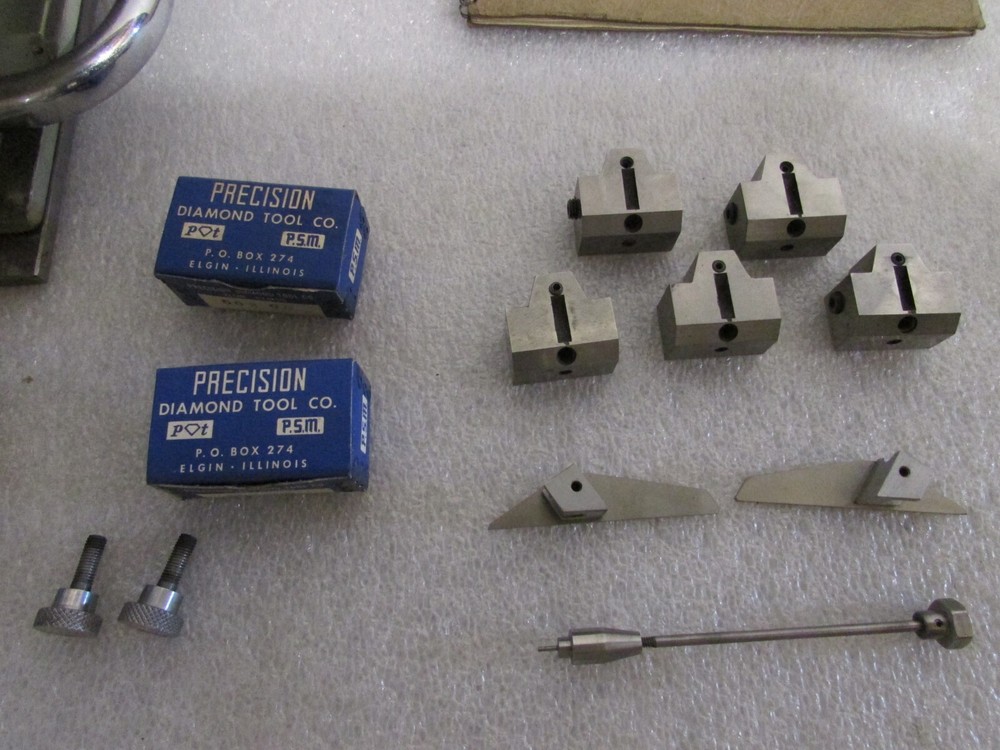 Pratt & Whitney Diaform Surface Grinding Wheel Forming Attachment with Tooling