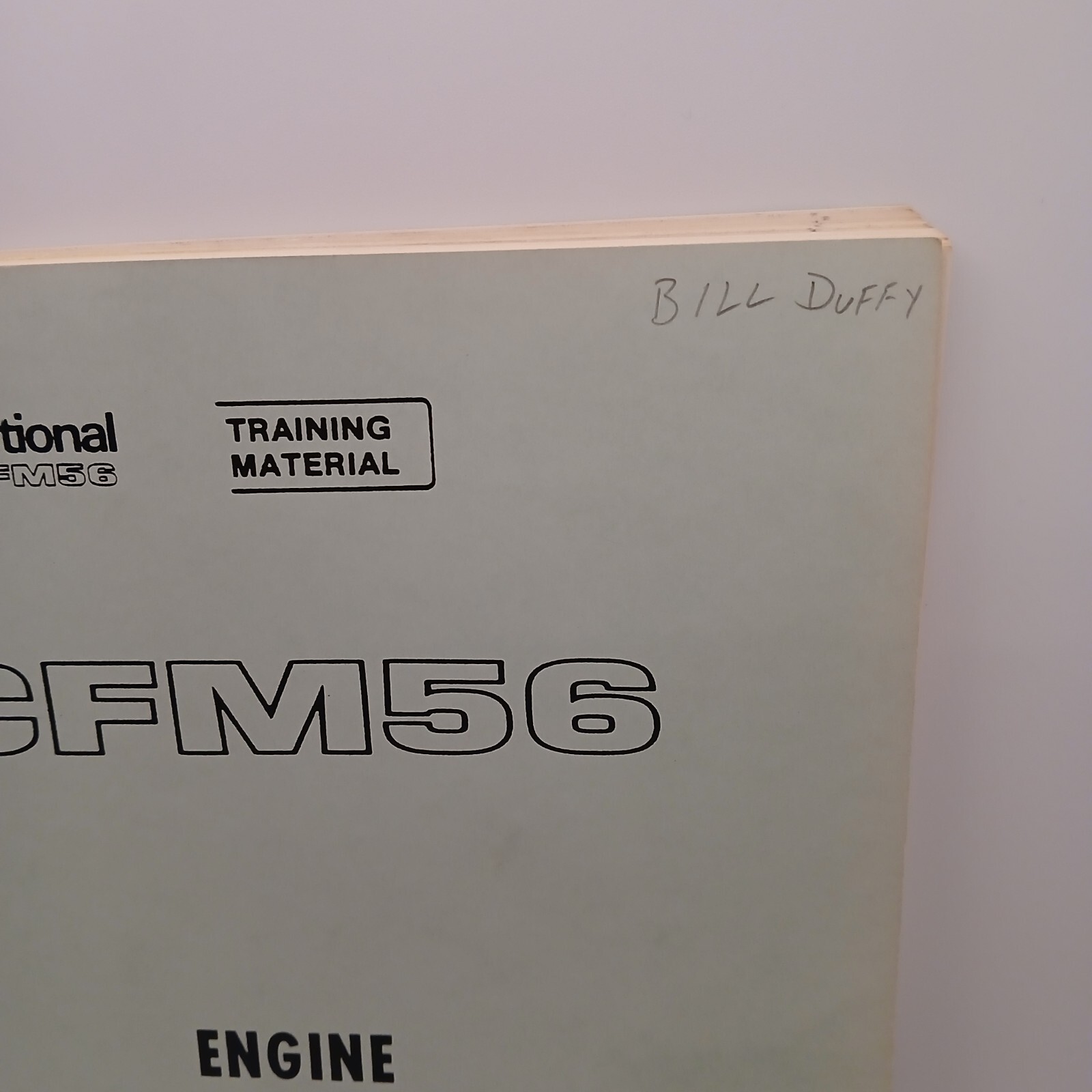 Vintage CFM International CFM56 Engine Maintenance Introduction Student Notebook