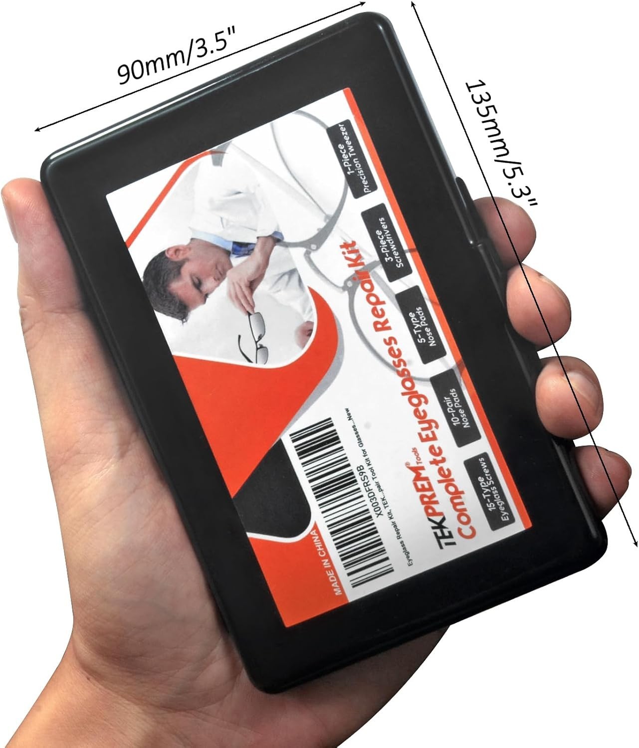 Magnetic Eyeglass Repair Kit, Eye Glasses Screws,Tweezer Screwdriver Nose Pads..