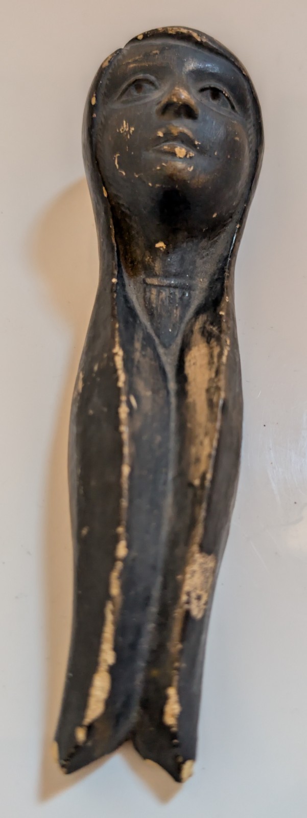 Native American Girl Ornament? - Art Nouveau Style Ceramic Wall Plaque Handmade?