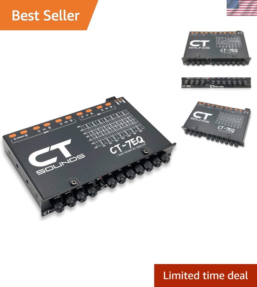 7-Band Parametric Car Equalizer - Customize Your Audio Experience Effortlessly