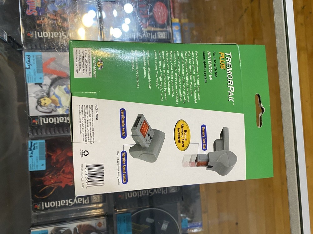 Nintendo N64 Tremor Pak Pack Performance