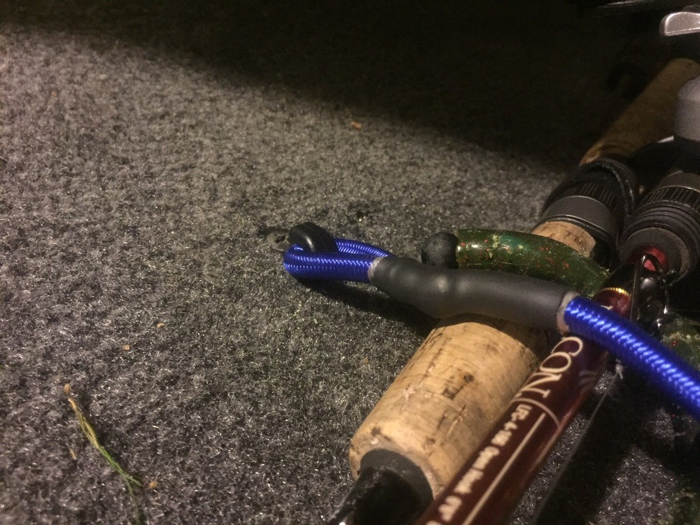 boat rod straps royal blue