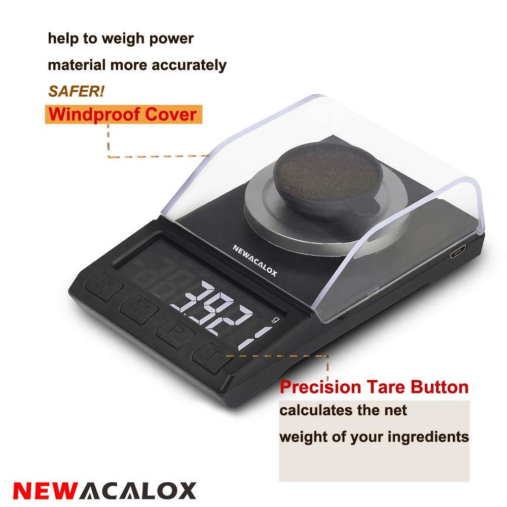 Milligram Scale with USB Supply, Reloading Scale 100 x 0.001g, High Precision...