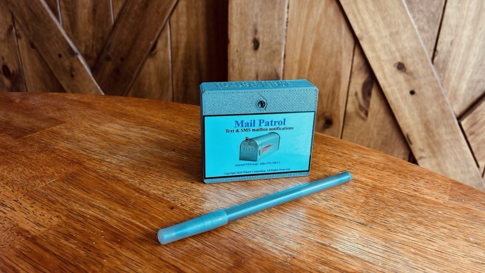 Mail Patrol Text & SMS Notifications Mailbox Notification Device 350ft range