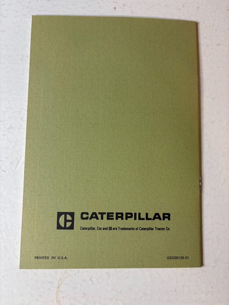 CATERPILLAR AUTOMATIC BLADE CONTROL OPERATORS GUIDE BOOKLET VTG MOTOR GRADER