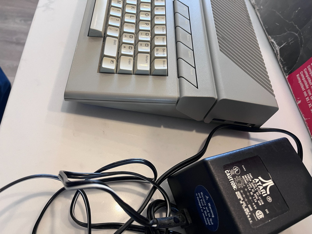 Atari 130XE Computer with Box - Tested and Working