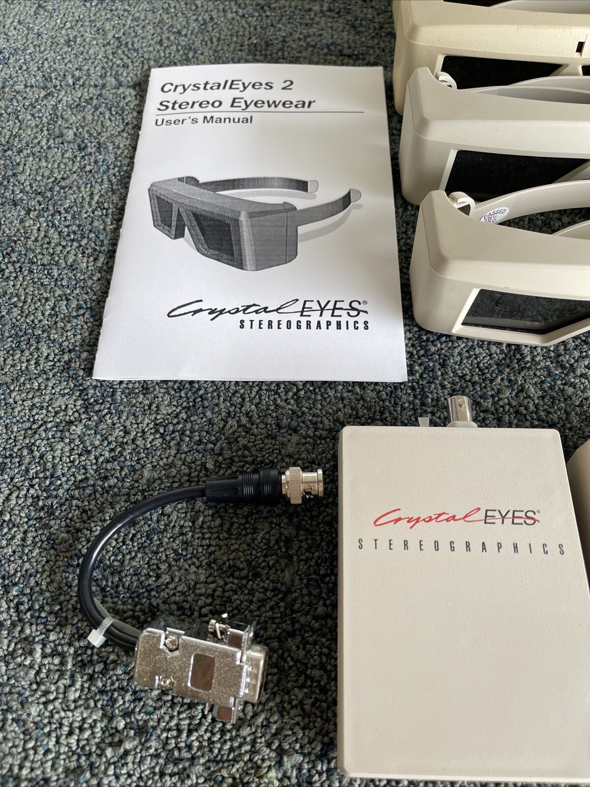 Lot of (10) StereoGraphics CrystalEYES CE2 with Emitters - FREE SHIPPING