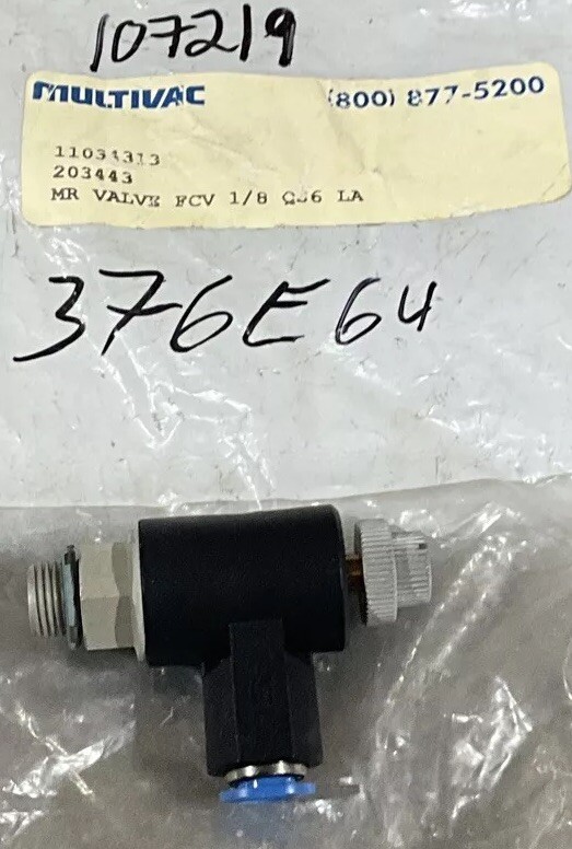 NOS Surplus Multivac 11034313 MR Valve