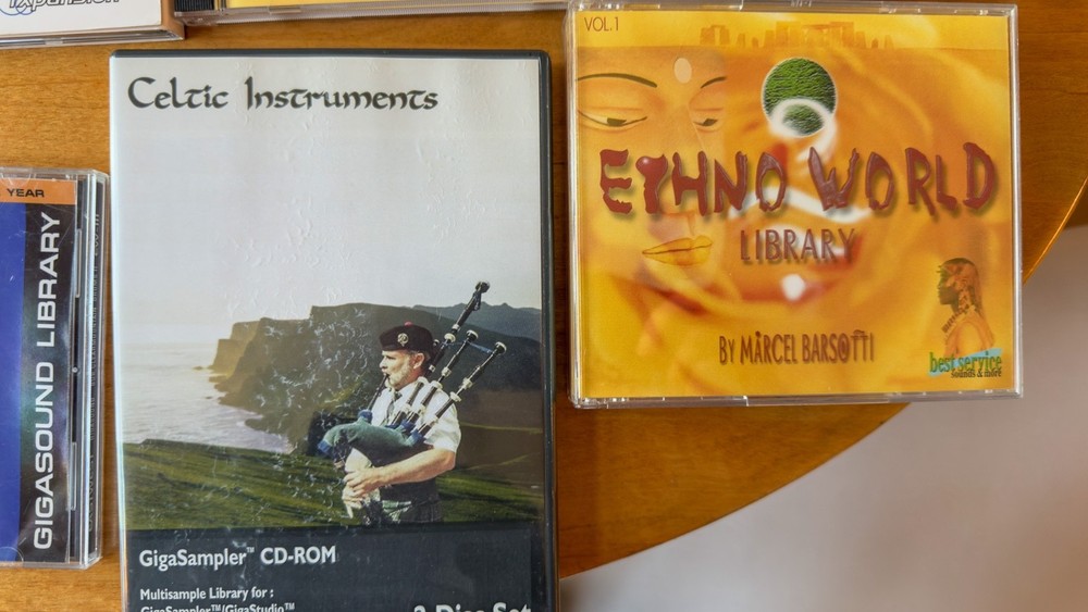 Gigasampler Sound/Sample Libraries, various.