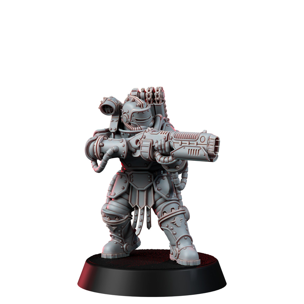 SOLAR GUARD INFANTRY SQUAD WITH VOLKITES