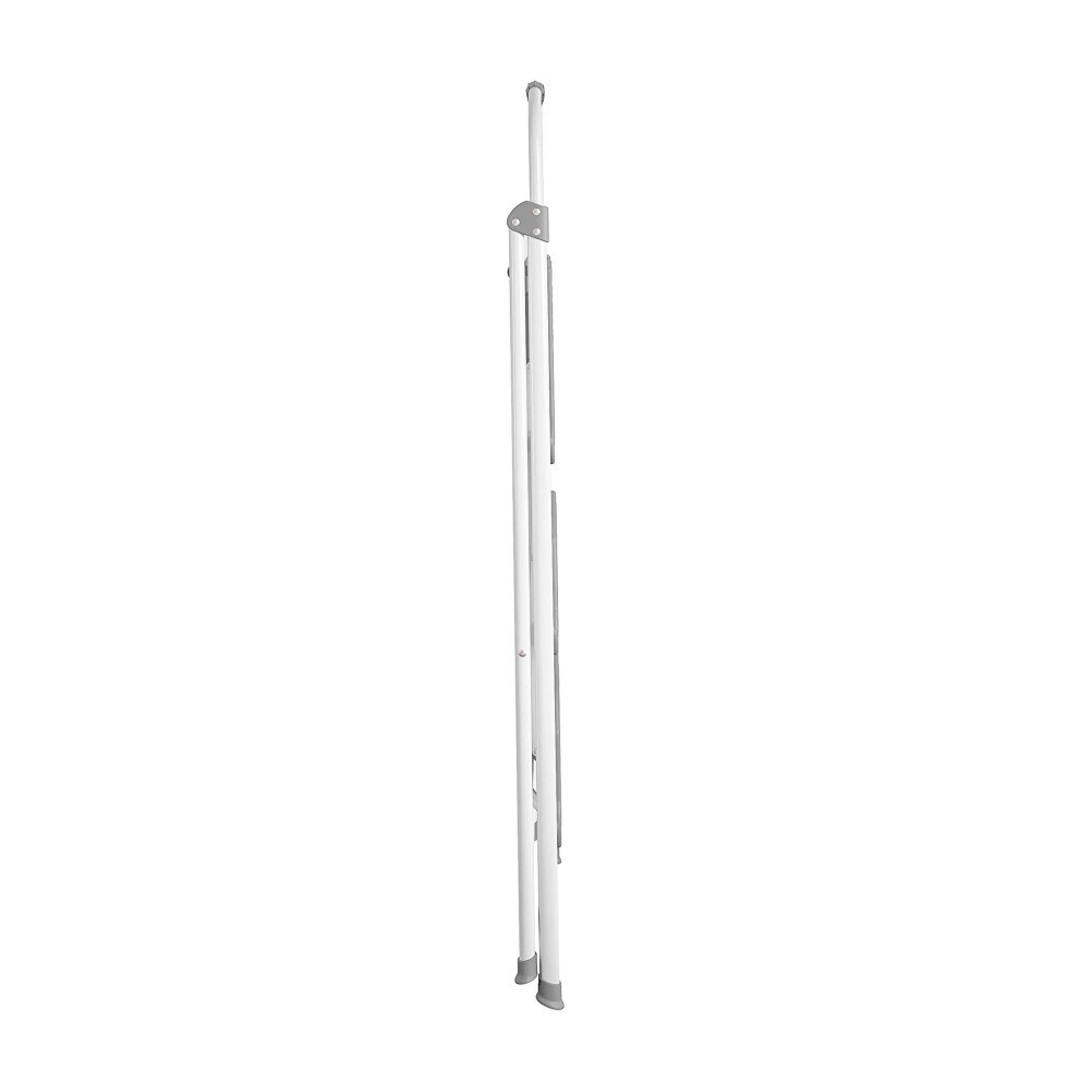 3 Step Connection Step Stool ( White & Gray, 8ft 10in Max Reach)