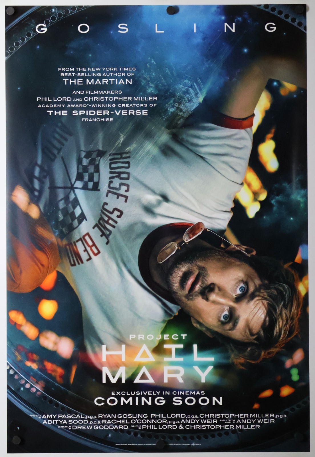 Project Hail Mary original DS movie poster 27x40 D/S 2026 Ryan Gosling MINT INTL