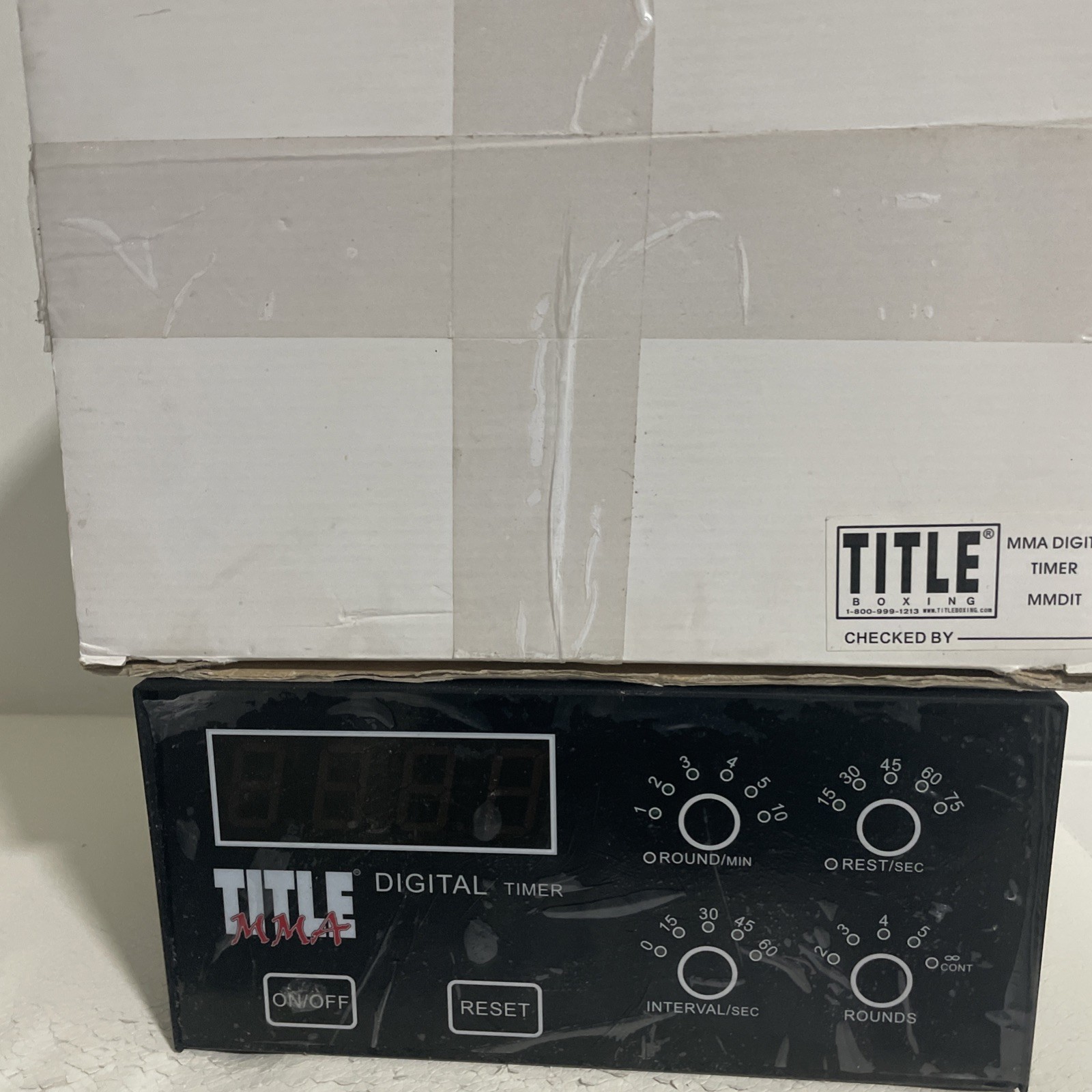Title Digital Boxing Timer New