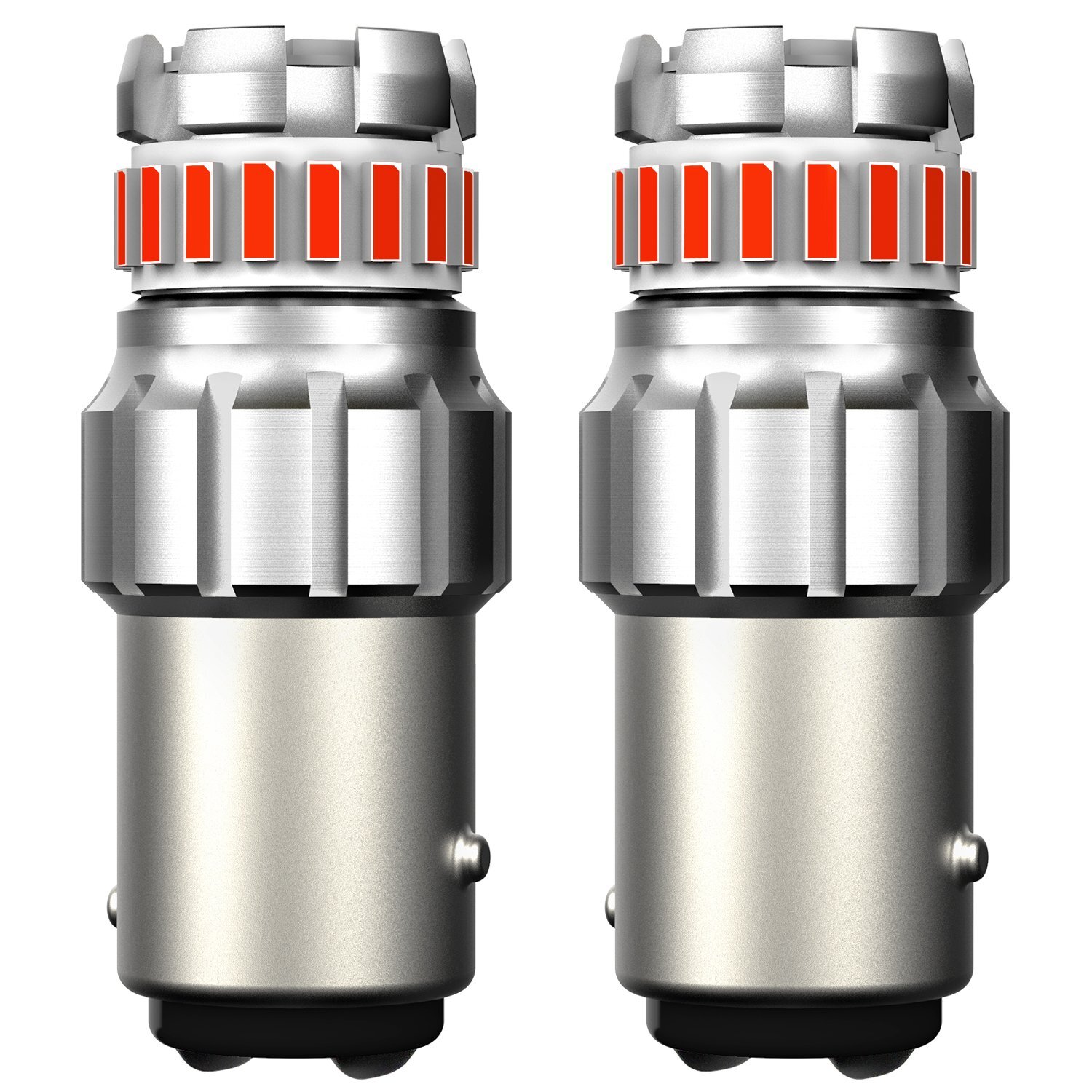 AUXITO CANBUS Red Pure 1157 LED Bulb Tail Stop Brake Turn Signal Light 7528 2357