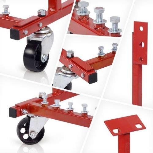Hot 1000lb Auto Engine Cradle Stand for Chevrolet Chevy w/Dolly Wheels 3"