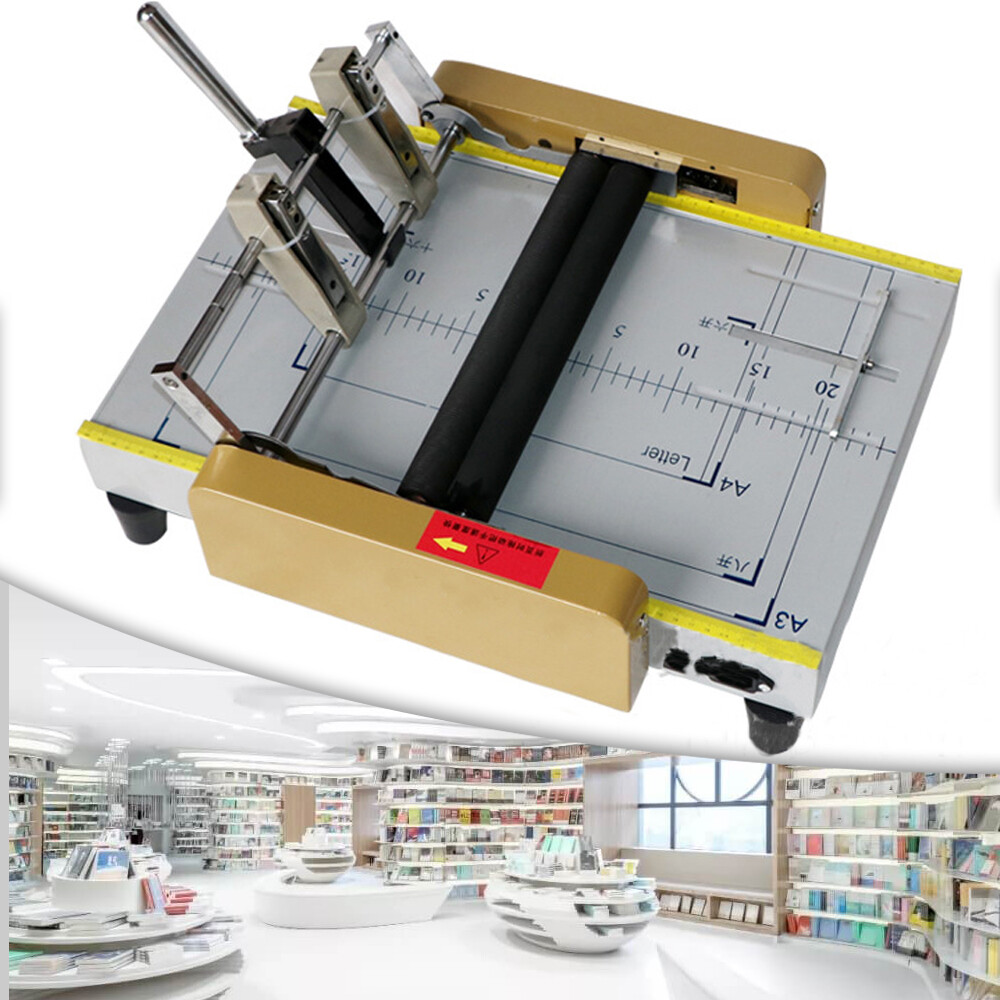 Booklet Folding Bookbinding Machine Book Paper Booklet Stapling Binder Stapler