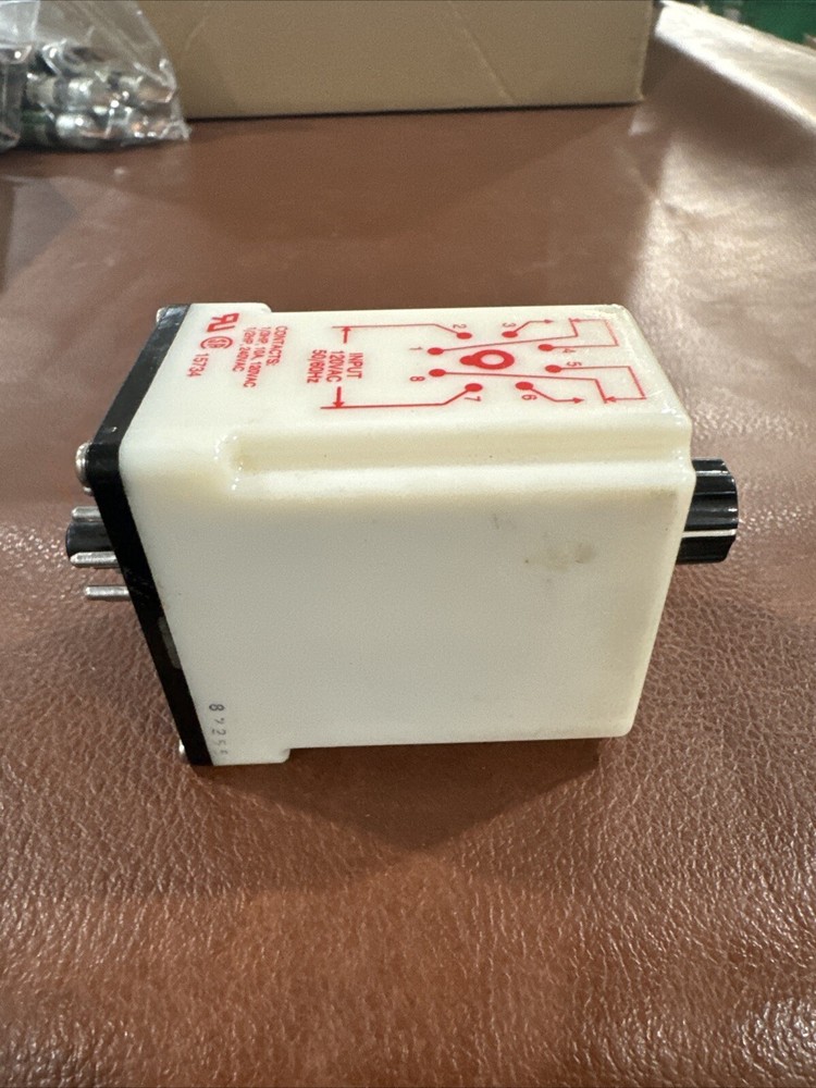 Dayton 6X603E Solid State Time Delay Relay, Range: 0.1-10sec, Input: 120VAC