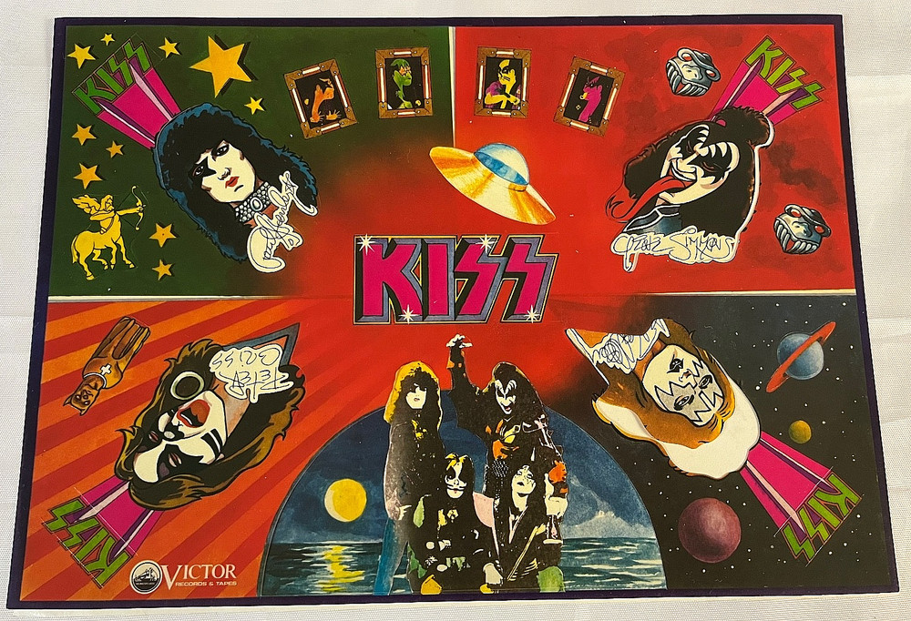 KISS Victor Promo Only Sticker Sheet Reservation For The Originals II Rare Ace
