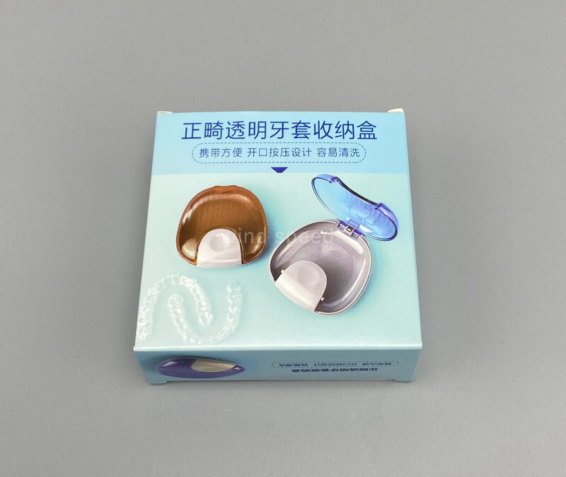 Dental Lingual Retainer Denture Storage Case Box Aligner Mouthguard Container