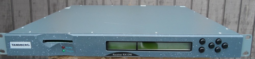Tandberg Ericsson RX1290 DVB-S/S2/ASI IRD RF Satellite SAT RECEIVER DECODER