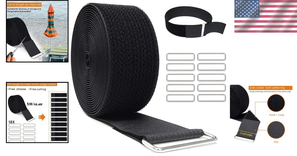 2" Wide Fastening Securing Straps - 10 Buckles
