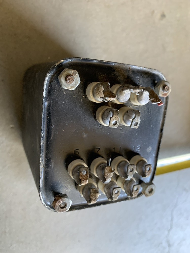 Vintage Unidentified 12 Terminal Transformer