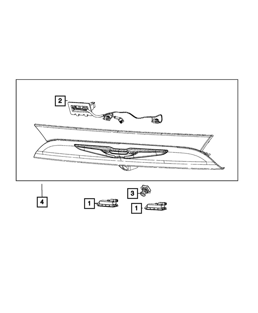 Genuine Mopar Camera Right 68144068AD
