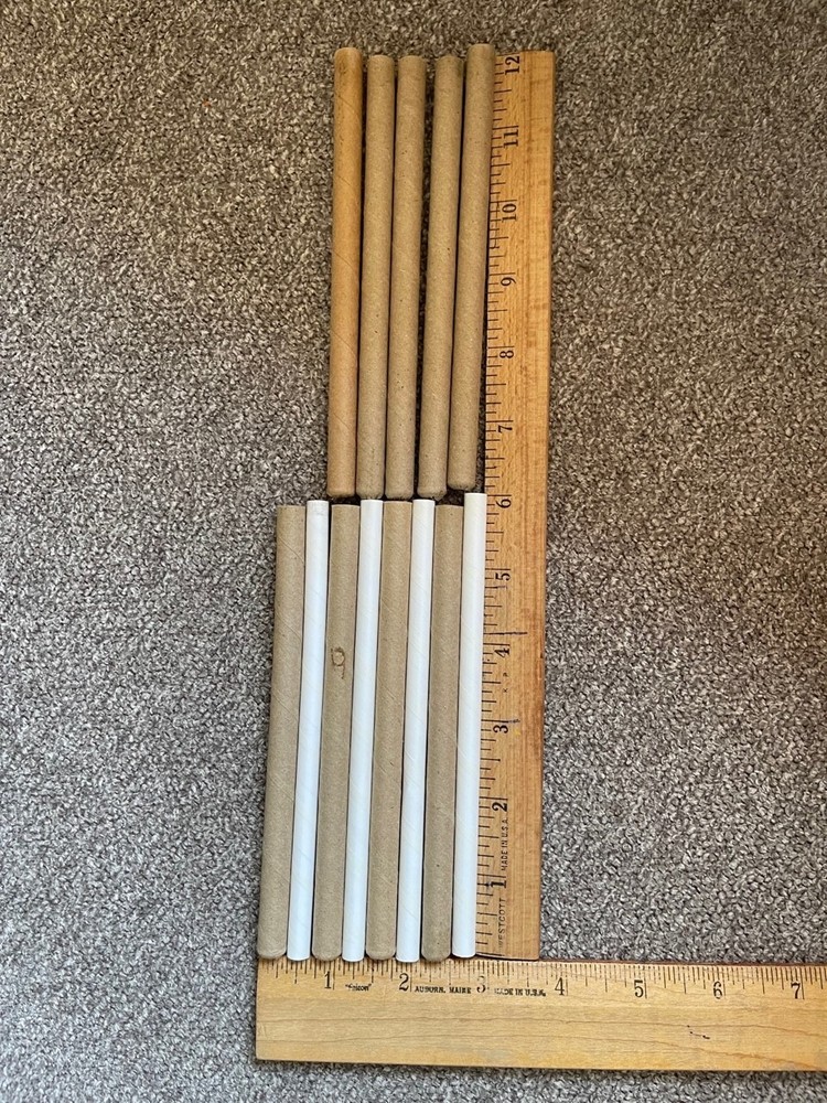 Bee Nesting Tube Refill Inserts Cardboard Basic 8MM 6" Over 500 Misc. CrownBee