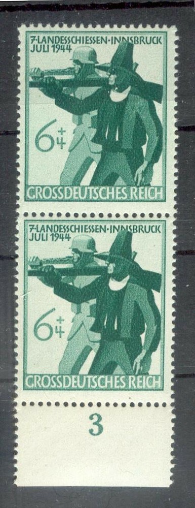 Third Reich 897II ABART** Mint Never Hinged 110EUR (E5829