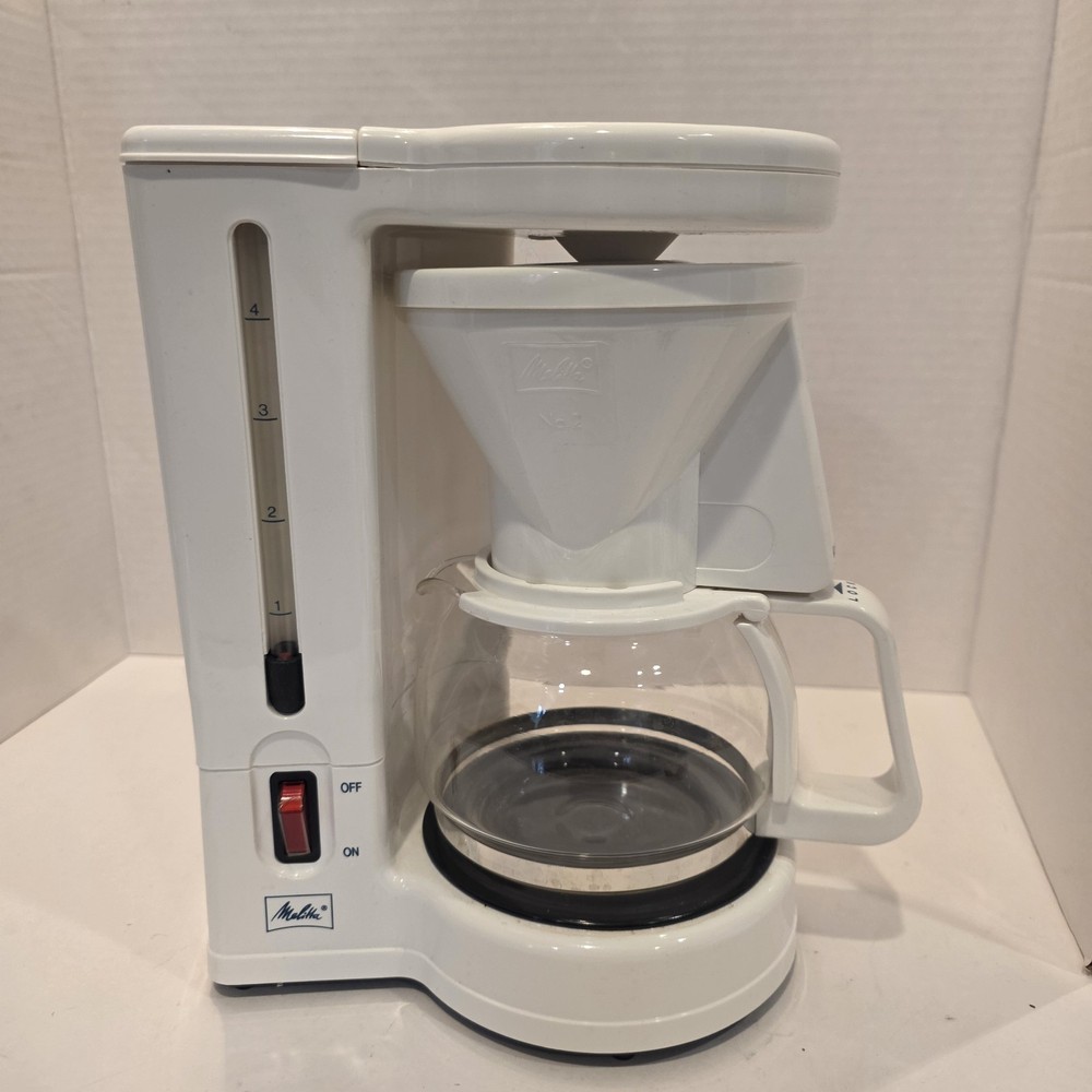 Melitta Gevalia Kaffe Drip Coffee Maker 4 Cup White No 2 Tested.