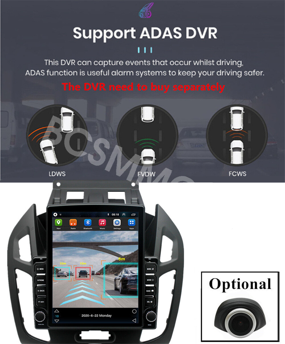 Fit For Ford Transit Connect 2014-2018 Stereo Radio Player For Carplay GPS WIFI