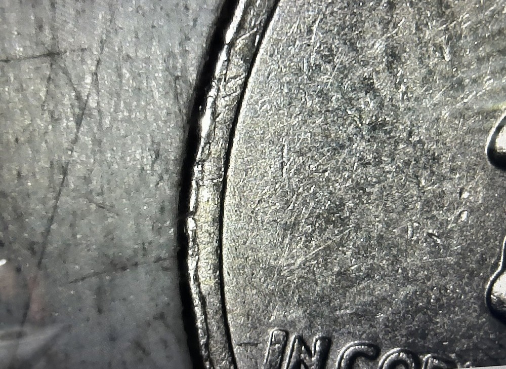 2021 D Crossing The Delaware Quarter Edging Error