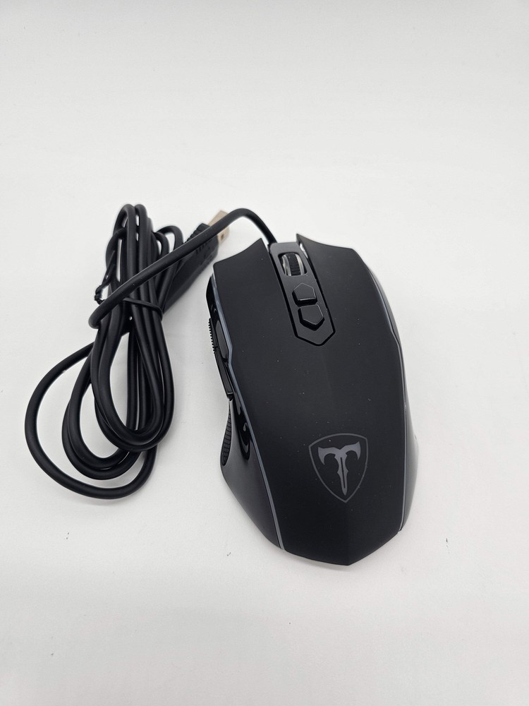 PICTEK Wired Gaming Mouse, 8 Programmable Buttons, RGB Backlit, 7200 DPI, Ergono