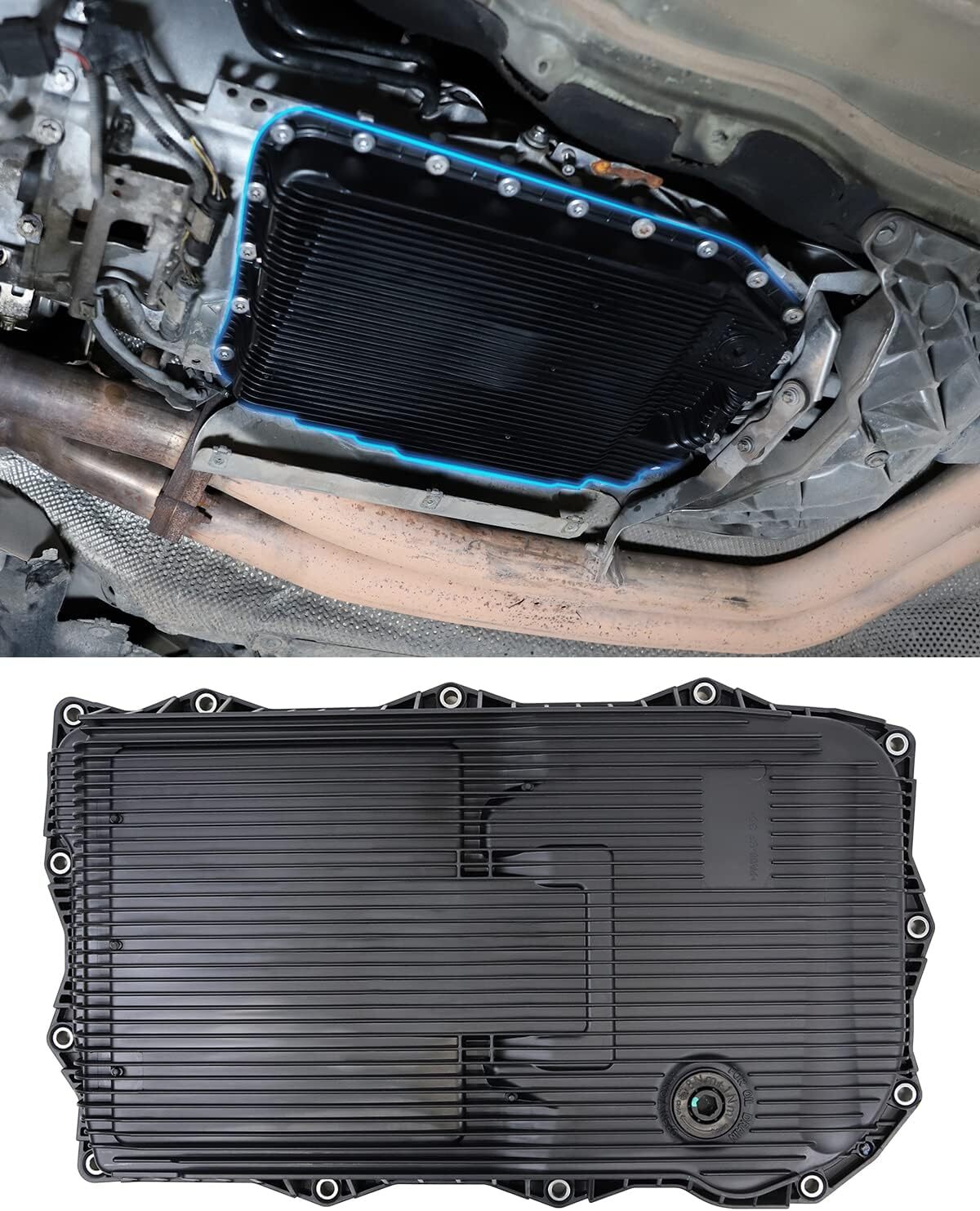 New Automatic Transmission Oil Pan & Filter & Gasket & Bolt Kit For 8 Speed BMW