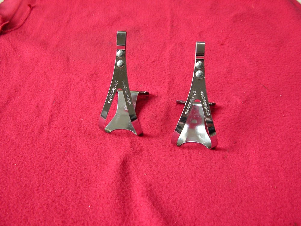 Christophe AFA Chrome Toe Clips 50mm