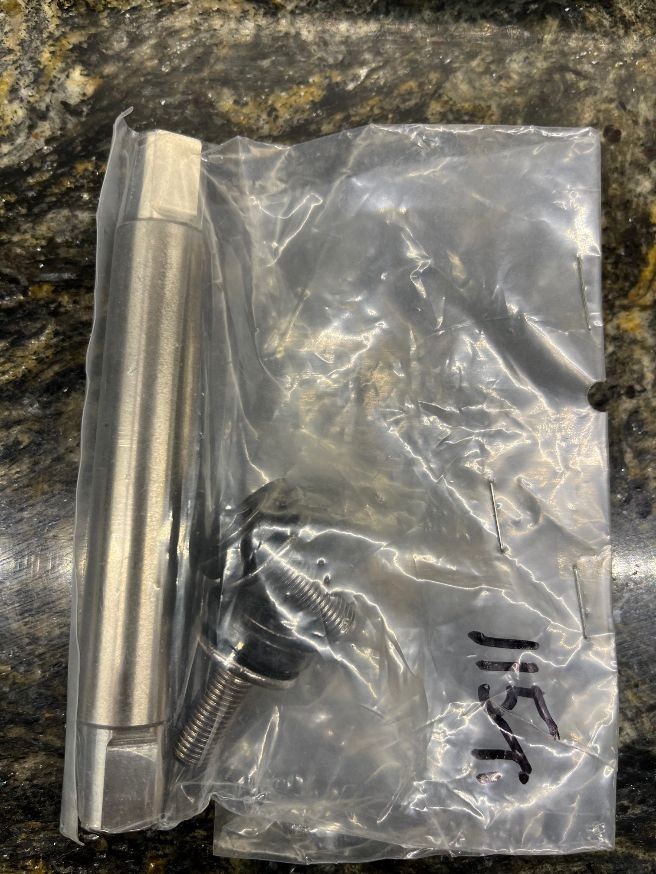 Answer BMX Spindle 115mm - Titanium Spindle & Bolts NOS