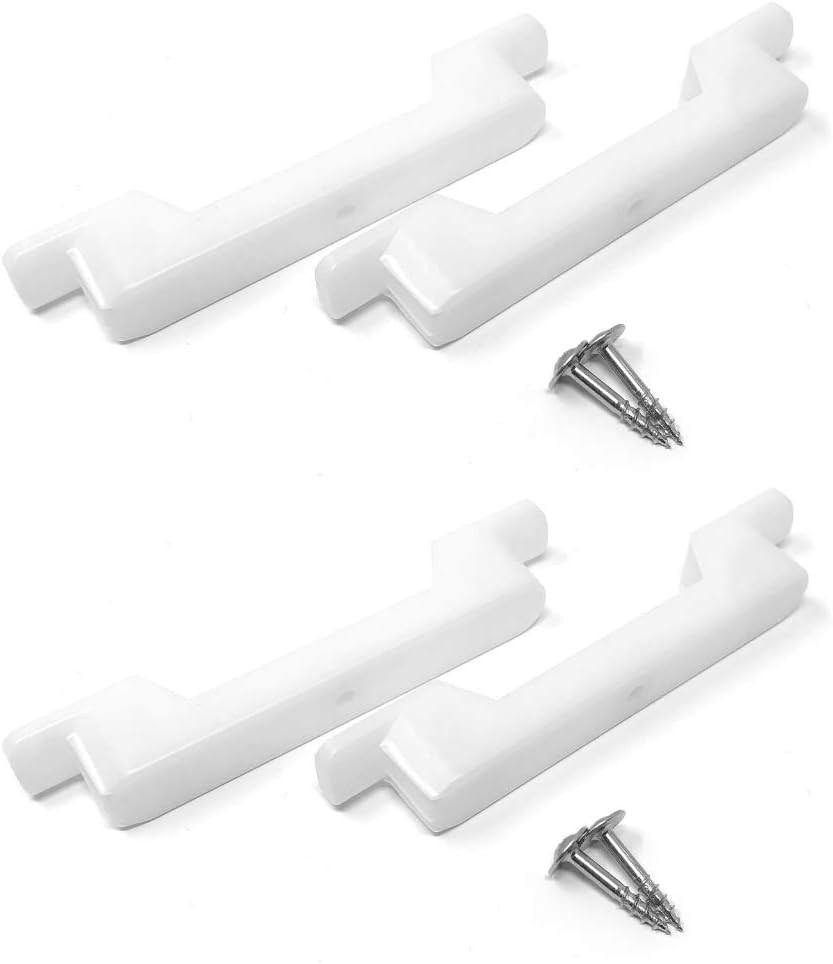 False Front Cabinet Clips 4-1/2" - Fake 2 Sets (4 Clips),
