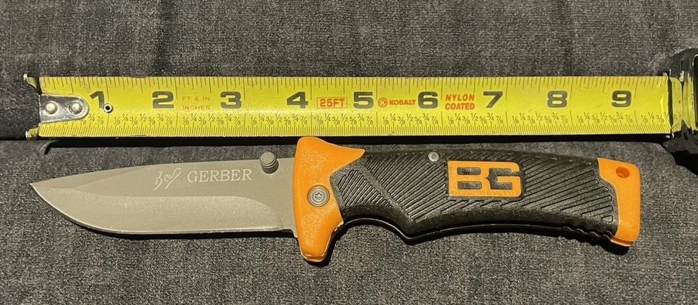 Gerber Bear Grylls Folding Sheath Knife Survival Lockback