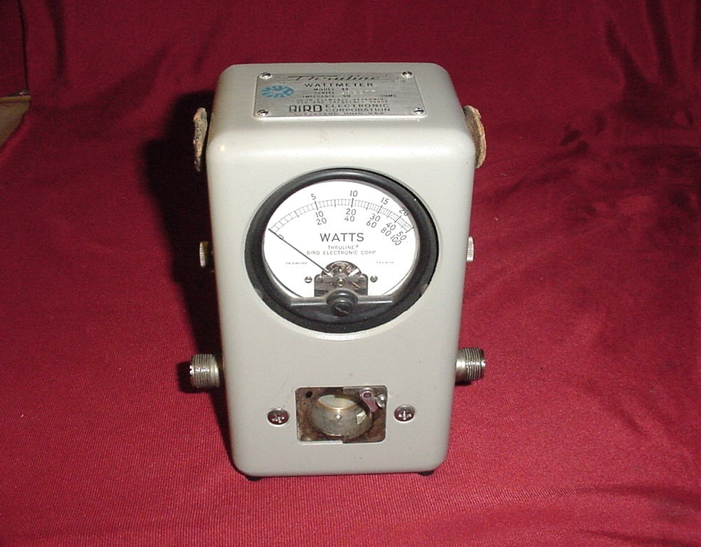 BIRD MODEL 43 WATTMETER with 4300-400 MODULE