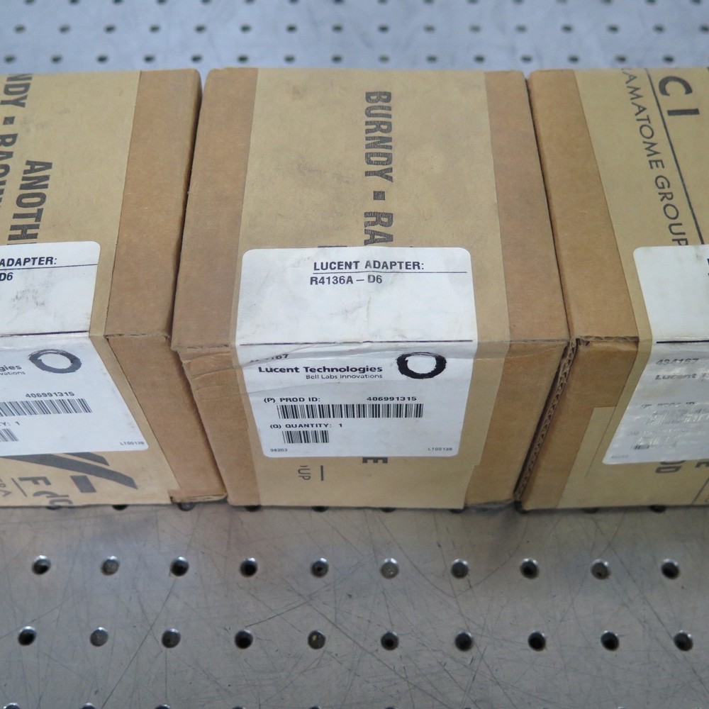 R201631 (3) Lucent Burndy R4136A-D6 Adapter for Splicing Cable