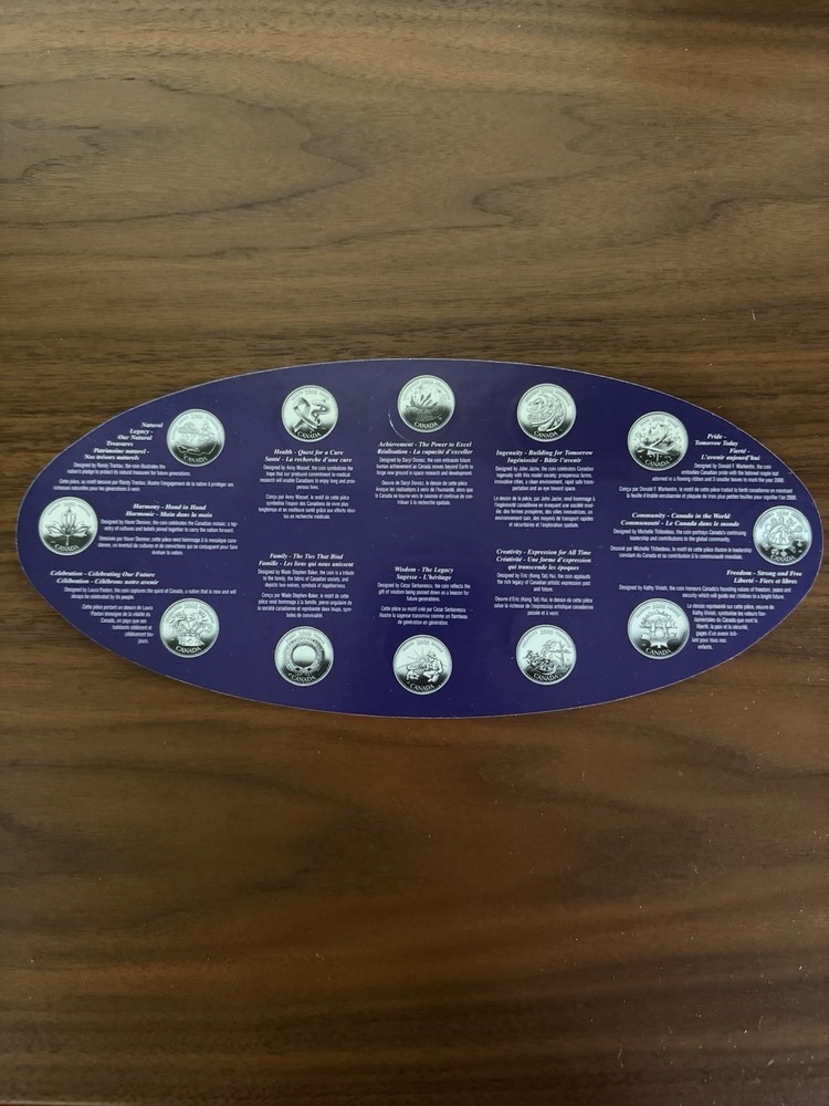 Royal Canada Mint Millennium 2000 Twelve Coins