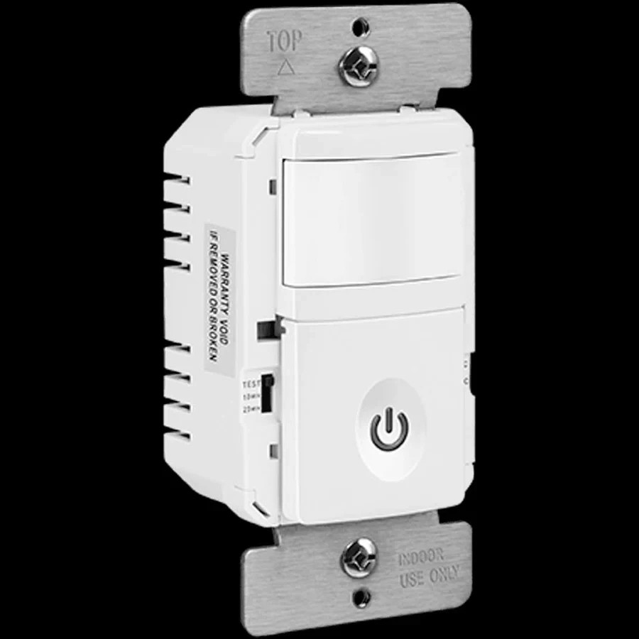 Enerlites HMVS-W Vacancy Sensor, PIR Wall Switch