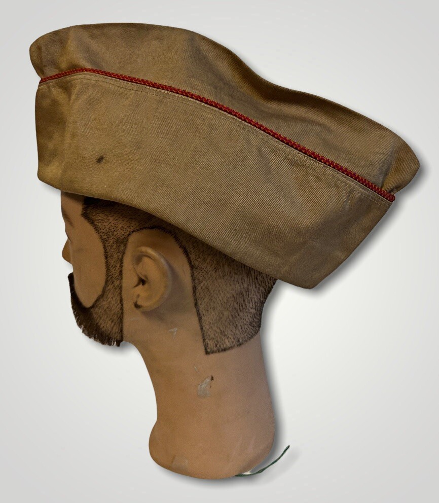 WW2 US Military Garrison Cap Hat Khaki e